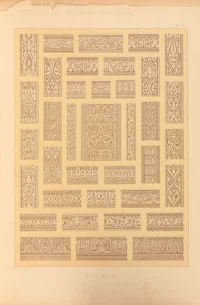 Mešita Ahmed-ibn-Touloun, 1885 od Emile Prisse dAvennes