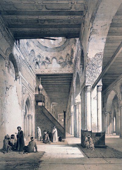 „Mešita Ahmada Ibn Tuluna“, 19. století od Emile Prisse d