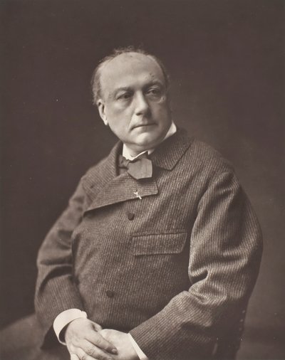 Théodore de Banville , [francouzský básník a spisovatel], c. 1876. od Emile Tourtin