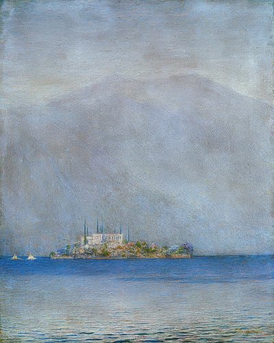 Ostrov San Giulio od Emilio Longoni