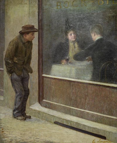 Odrazy hladového muže aneb sociální kontrasty, 1894. od Emilio Longoni