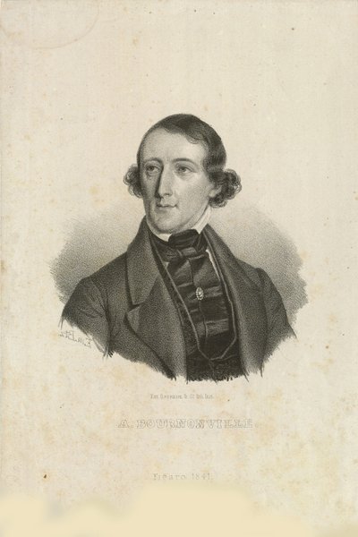 Portrét Augusta Bournonvilla 1805-1879, 1842. od Emilius Ditlev Baerentzen