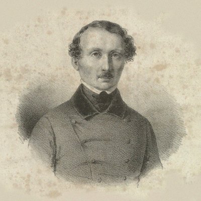Portrét skladatele Hanse Christiana Lumbye 1810-1874, 1846. od Emilius Ditlev Baerentzen