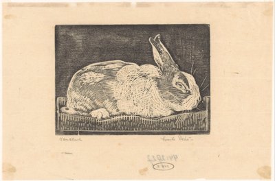 Králičí od Emilius Wilhelmus Dehé (signed by artist)