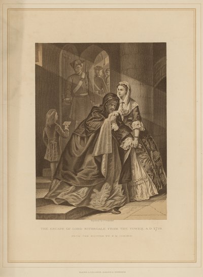 Útěk lorda Nithsdale z Tower of London od Emily Mary Osborn