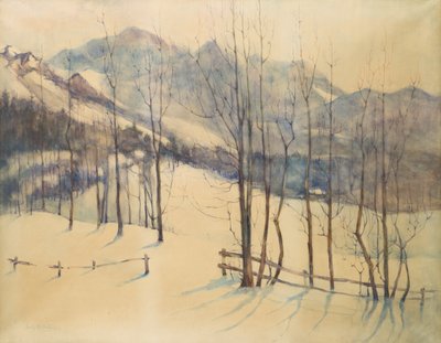 V Berner Oberland (akvarel) od Emily Murray Paterson