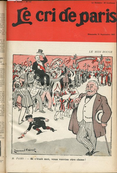 Obálka ""Le Cri de Paris"" od Emmanuel Barcet