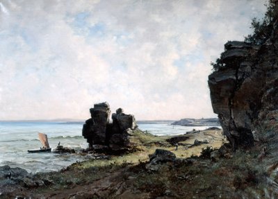 Krásné ráno na pobřeží Bretaně, 1882 od Emmanuel Lansyer