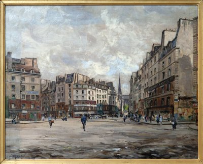 Place Maubert v roce 1888, Painting a l