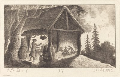 Bouda s dětmi bojujícími od Emmanuel Phélippes Beaulieu