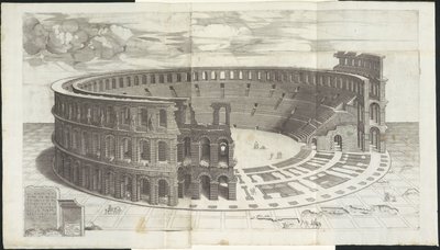 Arena van Verona Mirror of Roman Magnificence (název série) od Enea Vico