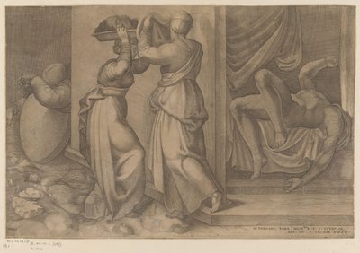 Judith v Holofernes od Enea Vico