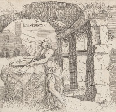 Penitence Penitence, ca. 1545-50. od Enea Vico