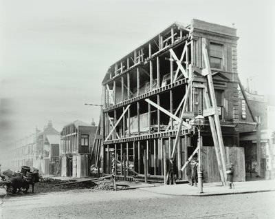 85 Stoke Newington Road: roh Stoke Newington Road a Prince George Road, 1897 od English Photographer