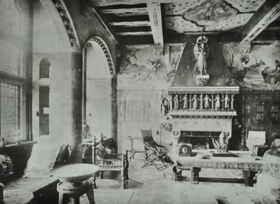 9 Melbury Road: salon, 1890 od English Photographer