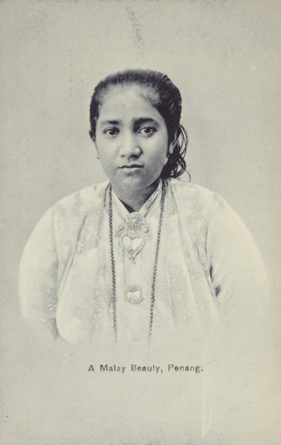 Malajská kráska, Penang (čb fotografie) od English Photographer