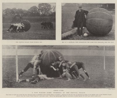 Nová zimní hra, Pushball v Crystal Palace od English Photographer