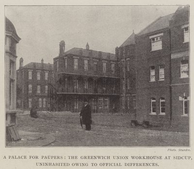 Palác pro chudáky, Greenwich Union Workhouse v Sidcup, neobydlený kvůli oficiálním rozdílům od English Photographer