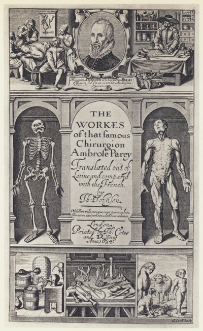 A Pare, The Workes, T Cotes a R Young 1634 (černobílá fotografie) od English Photographer