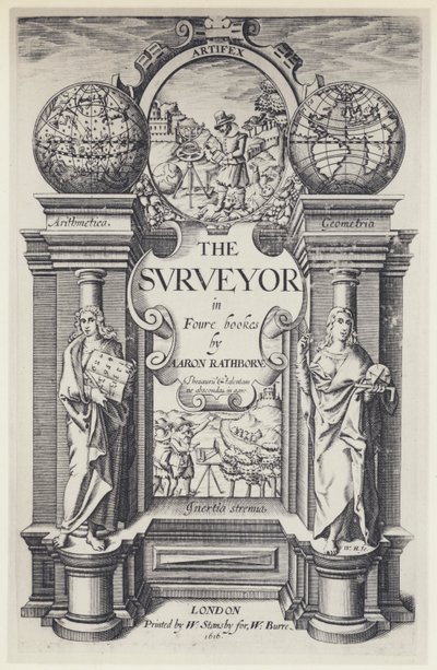 A Rathbone, The Surveyor, W Stansby pro W Burre 1616 (čb fotografie) od English Photographer