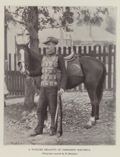 Válečný příbuzný prezidenta Krugerse od English Photographer