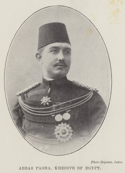 Abbas Pasha, Khedive z Egypta od English Photographer