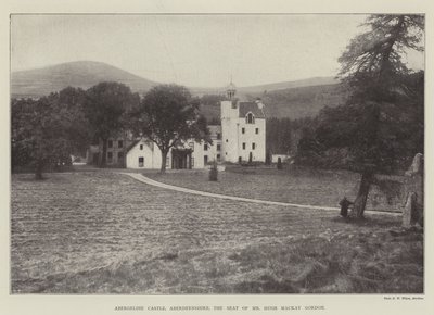 Hrad Abergeldie, Aberdeenshire, sídlo pana Hugha Mackaye Gordona od English Photographer