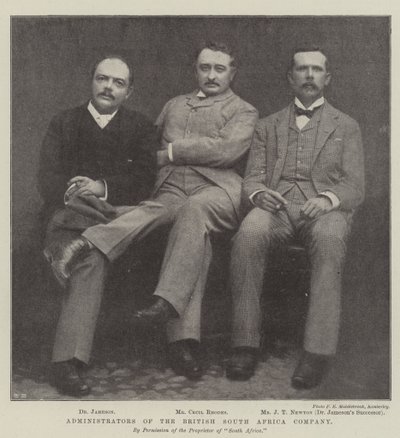 Správci společnosti British South Africa Company od English Photographer