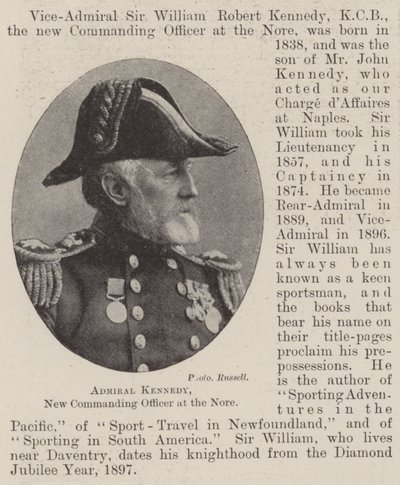 Admirál Kennedy, nový velící důstojník v Nore od English Photographer