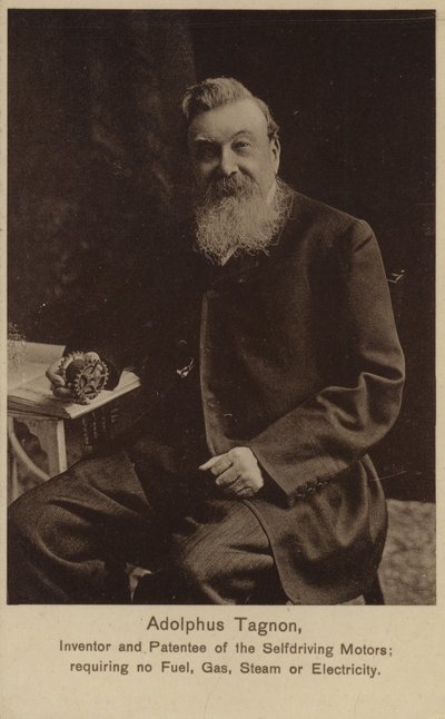 Adolphus Tagnon, vynálezce samořiditelných motorů od English Photographer