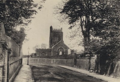 Aldeburgh, Church Hill (černobílá fotografie) od English Photographer