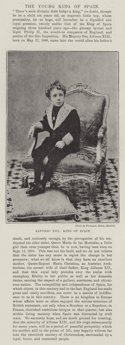 Alfonso XIII., španělský král od English Photographer