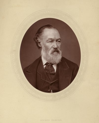 Alfred Elmore , irský malíř historických předmětů od English Photographer