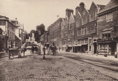 Arundel: High Street (černobílá fotografie) od English Photographer