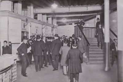 Na Bank Station Central London Railway, vchod od English Photographer