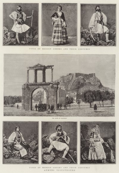 Ilustrované Atény od English Photographer