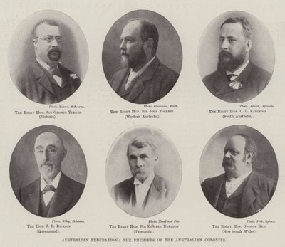 Australská federace, premiéři australských kolonií od English Photographer