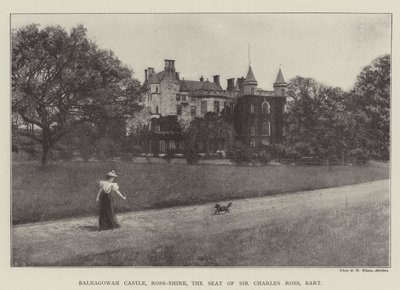 Zámek Balnagowan, Ross-Shire, sídlo sira Charlese Rosse, Baronet od English Photographer