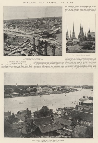 Bangkok, hlavní město Siamu od English Photographer