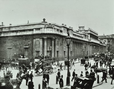 Bank of England, Threadneedle Street, City of London, 1890 od English Photographer