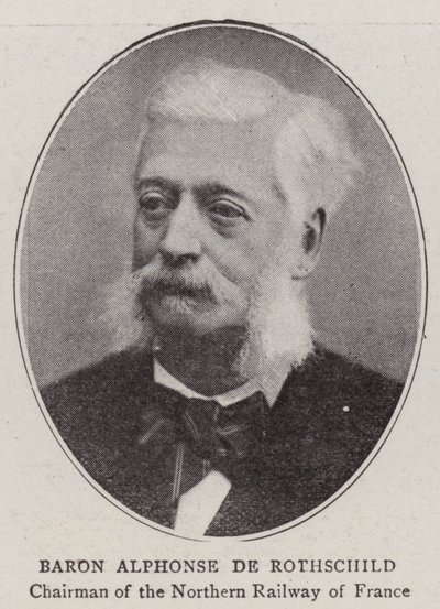 Baron Alphonse de Rothschild od English Photographer