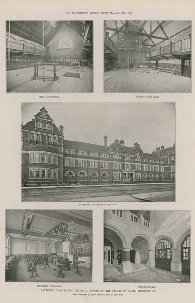 Battersea Polytechnic Institute od English Photographer