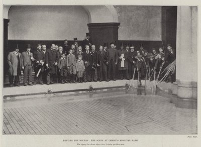 Beating the Bounds, scéna v Christs Hospital Bath od English Photographer