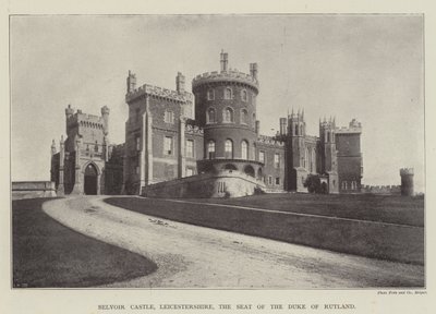 Hrad Belvoir, Leicestershire, sídlo vévody z Rutlandu od English Photographer