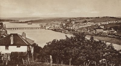 Bideford z Upcott, Looking North (černobílá fotografie) od English Photographer