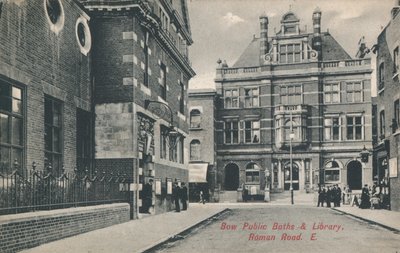 Bow Public Baths and Library, Roman Road, London od English Photographer