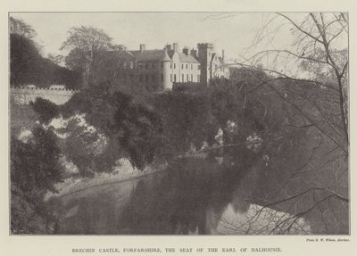 Hrad Brechin, Forfarshire, sídlo hraběte z Dalhousie od English Photographer