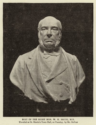 Busta správného ctihodného W. H. Smitha, MP od English Photographer
