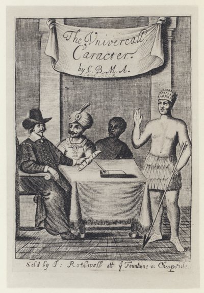 C Beck, The Universal Character, IN Rothwell 1657 (černobílá fotografie) od English Photographer