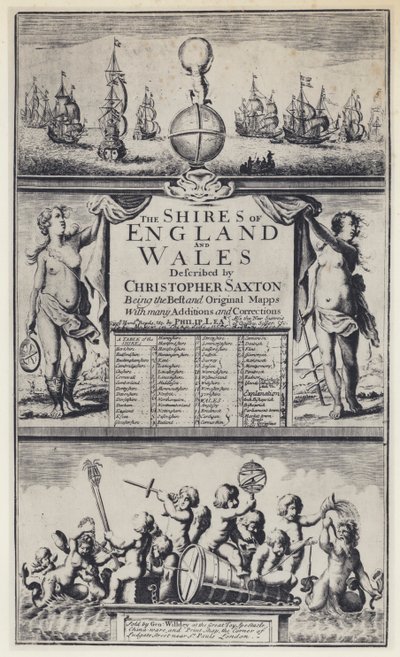 C Saxton, The Shires of England, G Willdey od English Photographer